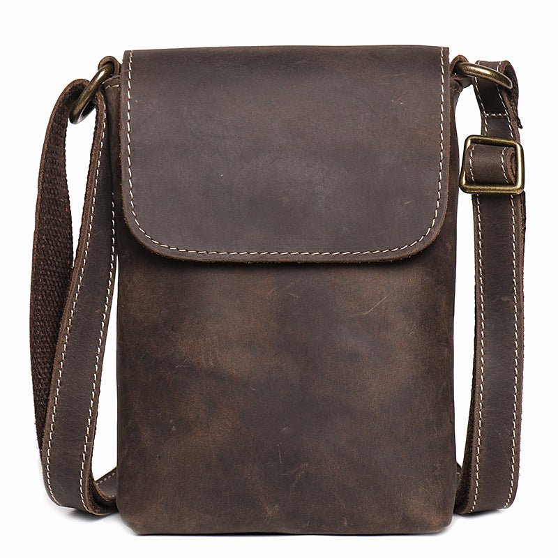 Handmade Genuine Leather Satchel Bag Shoulder Bag - Image 8